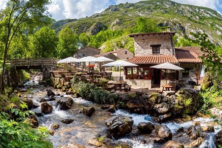 Het pittoreske Bulnes, Asturias