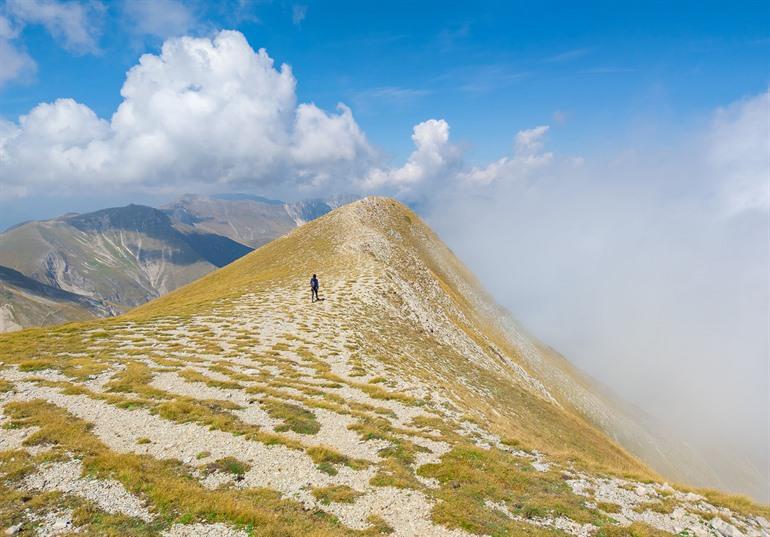 Hike naar de top van de Monte Vettore