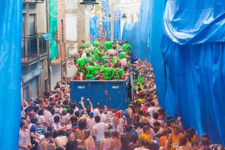 La Tomatina tomatenfestival 2024 Spanje Tickets + info voor je bezoek