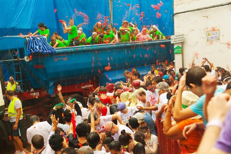 La Tomatina tomatenfestival 2025 Spanje Tickets + info voor je bezoek