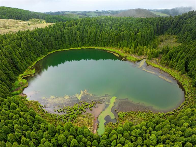 Lagoa do Canário, het Snapchatmeer van Sao Miguel