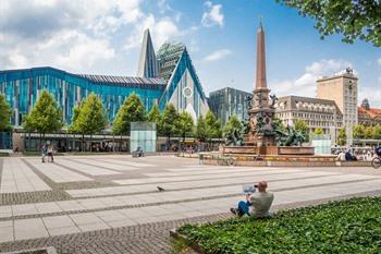 Paulinum, onderdeel van de Universiteit van Leipzig op de Augustusplatz