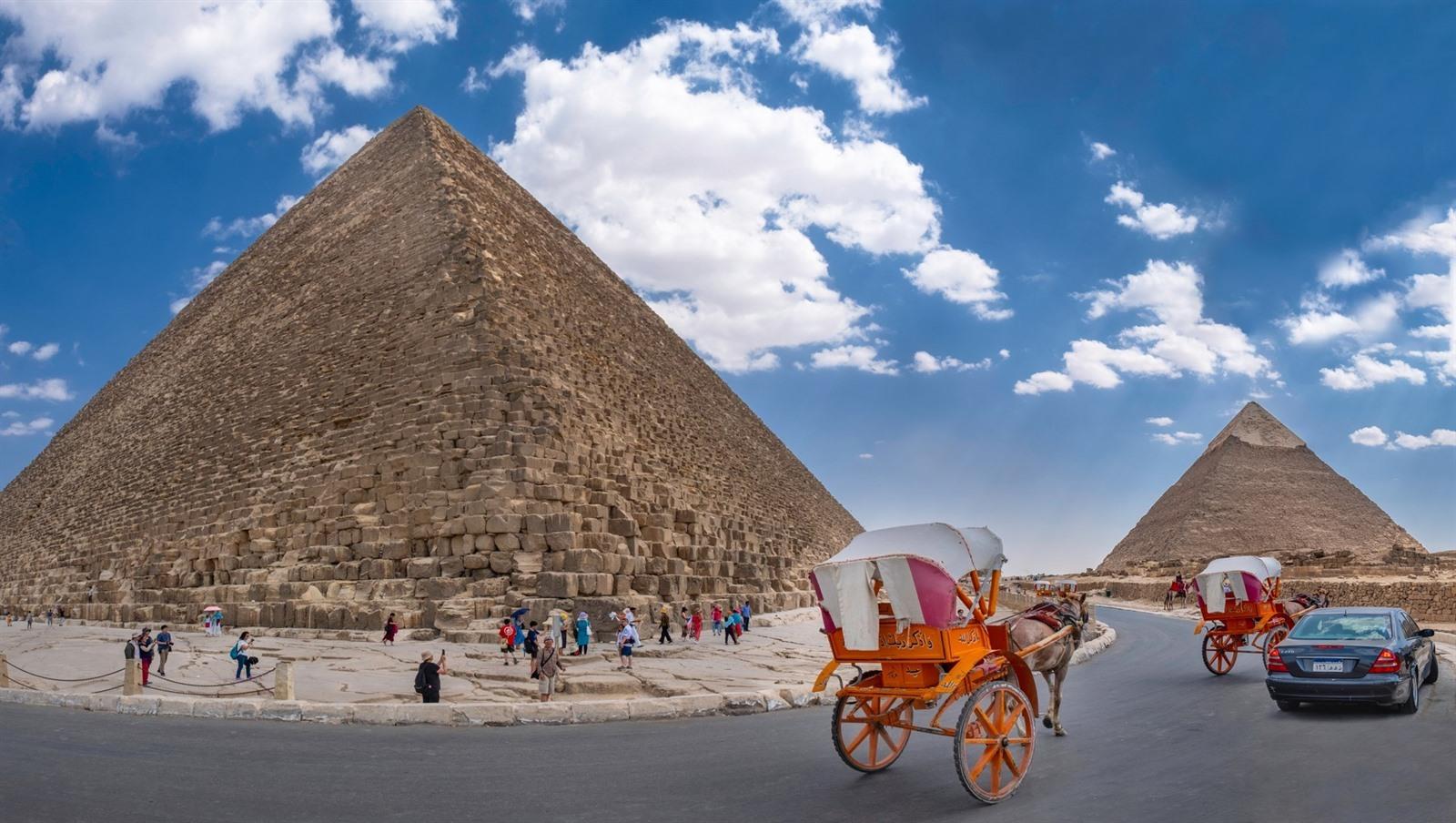Ga naar beneden combineren bang De piramides van Gizeh & Cheops in Egypte bezoeken? Tours & info