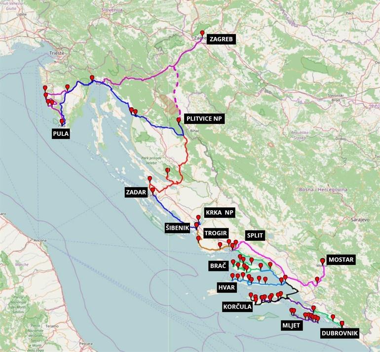 Daagse Rondreis Kroati Complete Route Voor Je Roadtrip