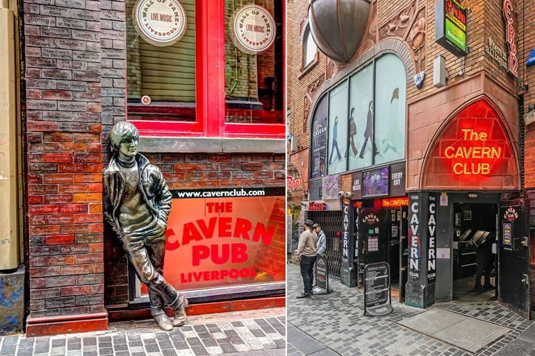 The Cavern Club, iconische club waar The Beatles optraden, Liverpool