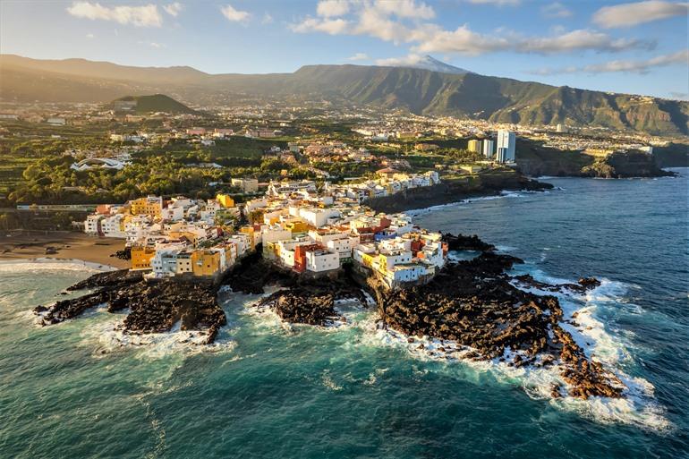 Uitzicht over Punta Brava, Puerto de la Cruz, Tenerife