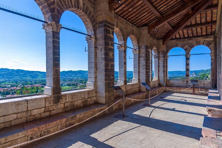 Uitzicht vanaf Palazzo dei Consoli, Gubbio