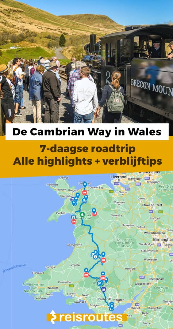 Pinterest 7-daagse roadtrip op de Cambrian Way in Wales: highlights + verblijftips