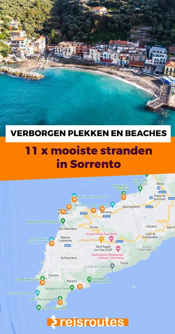 Pinterest 11 x mooiste stranden in Sorrento en omgeving + kaart