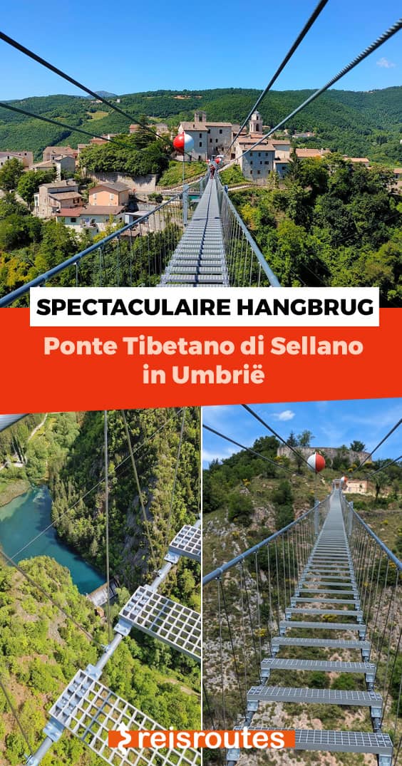 Pinterest Ponte Tibetano di Sellano bezoeken in Sellano: spectaculaire hangbrug in Umbrië