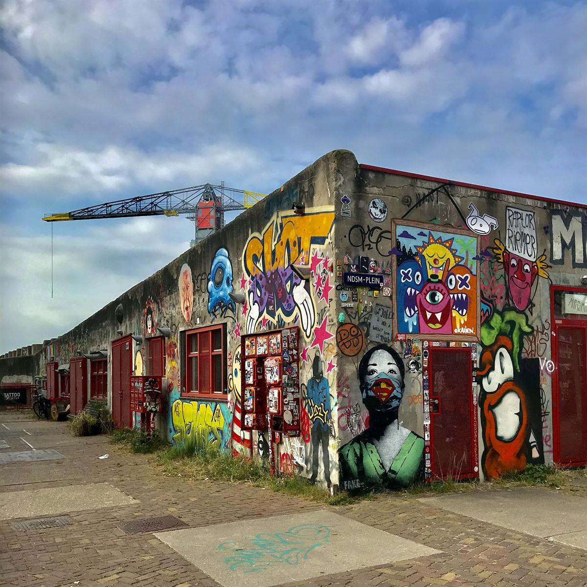 Begroeten Dood in de wereld video Street-art tour in Amsterdam (6,1 km): langs muurschilderingen