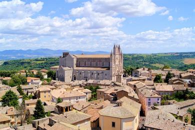 Wandeling door het centrum van Orvieto